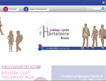 Tablet Screenshot of harteloire.com